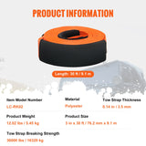 Kit de remorquage SucceBuy en polyester haute résistance, sangles de remorquage pour voiture, remorque, treuil, camion, Jeep, SUV.