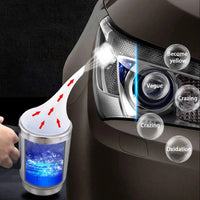 Ensemble de traitement des phares de voiture, vaporisateur Besteam, lampe de nettoyage des phares de voiture, Kit de réparation de vernis chimique avec papier de verre
