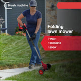 Makita-Tondeuse à Gazon Électrique Pliable Sans Fil, Longueur Réglable, Coupe-Bordure de Jardin Adapté à la Batterie 18V