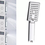 Cascade de pluie LED panneau de douche noir colonne de douche tour écran numérique TEMP mitigeur pulvérisation Bidet douche mitigeur robinet