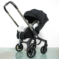 STOCK ue 4in1 bébé poussette bidirectionnelle multifonctionnelle nouveau-né bébé poussette 3in1 pliable panier type siège léger voyage landau