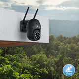 Ctronics-Caméra de permission Extérieure IP WiFi 360, Dispositif de Sécurité avec Vision Nocturne et Audio Bidirectionnel, Suivi existent des Personnes, ONVIF CCTV