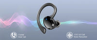 Écouteurs sans fil, Bluetooth 5.3, basses stéréo, micro intra-auriculaire antibruit, étanches IP7, pour le sport, autonomie de 40 heures.