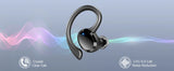 Écouteurs sans fil, Bluetooth 5.3, basses stéréo, micro intra-auriculaire antibruit, étanches IP7, pour le sport, autonomie de 40 heures.