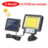 LED solaire fendu applique 3 Mode étanche capteur de mouvement lampe sécurité extérieure éclairage public lampe solaire pour jardin applique murale