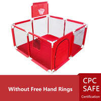 IMBABY – parc carré pour bébé, aire de jeux avec planche de basket-ball, activités pour bébé, grand enfant, barrières de sécurité corral, clôture