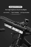 Éclairage avant pour vélo, 5200 lumens, 8000 mAh, étanche, lampe torche pour vélo de route rechargeable par USB, accessoires et équipement de cyclisme