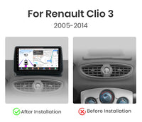Junsun Qualcomm 8-Core 360 Camera Wireless CarPlay Android Auto Car Radio for Renault Clio 3 2005-2014 GPS Multimedia
