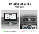 Junsun Qualcomm 8-Core 360 Camera Wireless CarPlay Android Auto Car Radio for Renault Clio 3 2005-2014 GPS Multimedia