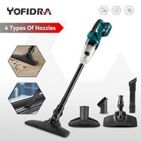 Aspirateur électrique sans fil multifonction YOFIDRA 1500W, outil portatif pour le nettoyage de la neige et de la poussière, compatible avec les batteries Makita.