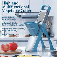 Ensemble de trancheuse et râpe multifonctionnelle pour légumes et fruits, hacher, râper et trancher efficacement, PotTag et plus d'outils de cuisine, 1 pièce