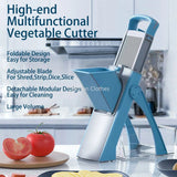 Ensemble de trancheuse et râpe multifonctionnelle pour légumes et fruits, hacher, râper et trancher efficacement, PotTag et plus d'outils de cuisine, 1 pièce