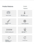 Nettoyeur à vapeur Portable 2500W, stérilisation à haute température, Machine à Jet de pression pour maison, voiture, cuisine, climatiseur