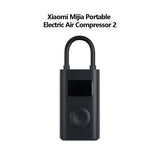 Xiaomi Mijia Compresseur à Air Portatif 2/2D, Gonfleur Pneus Voiture 150PSI (10.5 Bars) avec Lumière LED, 3 Embouts de Gonflage, Electrique Pompe pour Vélo, Moto, Balle
