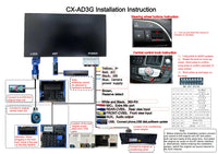 Adaptateur d'interface sans fil BONROAD CarPlay Android Auto pour Audi A4 B8 A5 Q5 2009-2015 avec AirPlay Mirror Link et Bluetooth