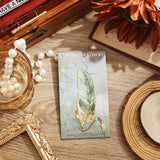 Marque page métal plume