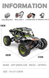 MOULD KING 18002 Voitures Techniques Jouets Le MOC-19517 APP&RC Buggy 4x4 RC Motorisé Modèle de Bloc de Construction en Brique Cadeau de Noël pour Enfants