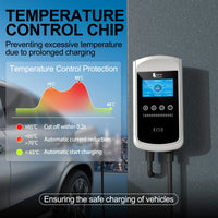 Feyree 22KW 32A Type2 EV chargeur 11KW 3P EVSE Wallbox 7.6KW 1P 4.3 pouces écran nouveau Smart APP contrôle Station de charge chargeur de voiture