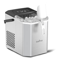 Machine à glaçons Loefme Desktop entièrement automatique en forme de balle, 12 kg/24 h, production de glace rapide, idéale pour un usage domestique, nettoyage automatique.