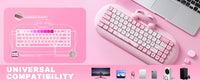 Clavier de jeu sans fil YUNZII C68, clavier mécanique RVB personnalisé Hi-Fi Cute Cat, Silicone 65% échange à chaud ergonomique Kitty Keeb