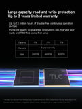 Disque SSD interne MOVESPEED NVMe M.2 2280 4 To, 2 To ou 1 To, PCIe 4.0 x4, compatible PS5, PC portable et PC