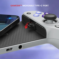 Manette de jeu Bluetooth GameSir G8 Galileo / G8 Plus pour téléphone portable, avec joystick à effet Hall, compatible Switch, téléphones Android et autres appareils.