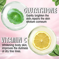 AILKE-Crème éclaircissante pour le corps à la vitamine C et au glutathion, pour unifier le teint de la peau, le cou, les coudes, les ati elles et les jambes