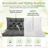 Coussin de banc d'extérieur, protection solaire imperméable, coussin de chaise en bois, coussin de banc d'intérieur imperméable, coussin de balançoire de porche
