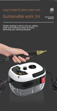 Nettoyeur à vapeur Portable 2500W, stérilisation à haute température, Machine à Jet de pression pour maison, voiture, cuisine, climatiseur