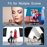 Boîte à lumière professionnelle pour la photographie, avec trépied et ampoule E27, système d'éclairage continu pour studio photo.