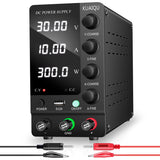 KUAIQU Adjustable Switching DC Power Supply 30V 10A 6A Lab Bench Power Supply 60V 5A 120V 3A Output Preset Current 20A 30A 60A