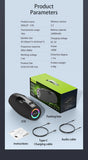 Haut-parleurs sans fil Zealot S78 100W, technologie DSP, lumière de rêve, haut-parleur de subwoofer portable extérieur, double appairage, 24000mAh.