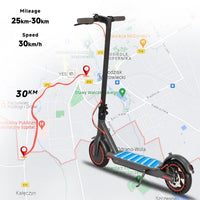 SUNNIGOO N7PRO 350W adulte Scooter électrique avec APP 36V 10.4Ah Escooter 30 km/h Kick Scooter léger longue portée 30km Scooter