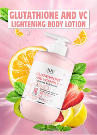 AILKE-Crème éclaircissante pour le corps à la vitamine C et au glutathion, pour unifier le teint de la peau, le cou, les coudes, les ati elles et les jambes