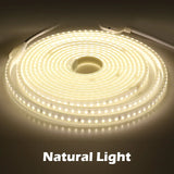 Nouvelle arrivée : Bande LED 220V 4040 Haute sécurité Haute luminosité 120 LED/m 13 W/m Étanche Flexible Lumière LED La meilleure bande LED.