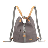 Sac à main KONO pour femme, sac à dos en toile, grand modèle, antivol, sac bandoulière multifonctionnel