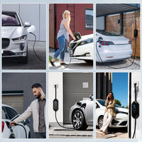 AFYEEV EV chargeur Portable Type2 IEC62196-2 connecteur 16A 1 Phase 3.6KW prise ue Station de charge pour véhicule électrique