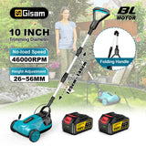 Gismis 10 pouces 46000 tr/min tondeuse à gazon électrique sans brosse tondeuse à gazon sans fil coupe-paes de jardin pour Makita 18V batterie broche