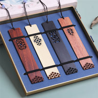 Marque page bois sculpté style chinois