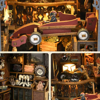 Serre-livre Maquette DIY – Garage Vintage
