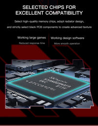 PUSKILL DDR4 Memoria Ram 16GB 8GB 1.2V 3200MHz Desktop 288-Pin Computer Heatsink Cooling Vest Memory