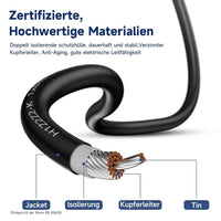 PowMr-Câble Photovoltaïque Étanche IP68 avec Connexion, Long Fil d'Extension Noir et Rouge, Système Solaire, 5m, 10m, 15m, 6 mm2, 10AWG