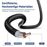PowMr-Câble Photovoltaïque Étanche IP68 avec Connexion, Long Fil d'Extension Noir et Rouge, Système Solaire, 5m, 10m, 15m, 6 mm2, 10AWG