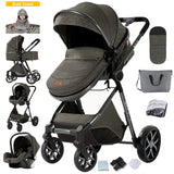 Poussette bébé poussettes légères 3 en 1 landau chariot bébé landau 3 en 1 berceau de poussette Multiple pour nouveau-nés