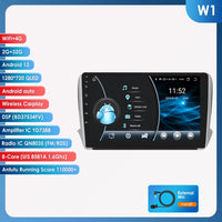 OSSURET CarPlay Android 12 autoradio pour PEUGEOT 2008 208 2012-2018 lecteur multimédia de voiture Navi GPS 2din 4G-LET autoradio RDS