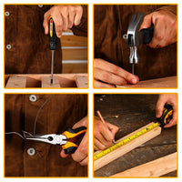 DEKO-Analyste d'outils électriques ChlorAnalyste avec perceuse sans fil 8V, mandrin sans clé 10mm 126 en effet, kits d'outils à main professionnels pour le bricolage domestique, 3/8 pièces