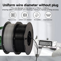Filament KINGROON HD-PETG pour imprimante 3D, 1,75 mm, haute vitesse, Hyper PETG, 5 kg et 10 kg, couleurs assorties