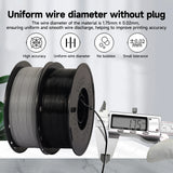 Filament KINGROON HD-PETG pour imprimante 3D, 1,75 mm, haute vitesse, Hyper PETG, 5 kg et 10 kg, couleurs assorties