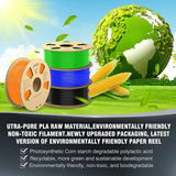 JAYO Filament d'imprimante 3D PETG / PLA / PLA PLUS 1.75mm 2.2 KG 100% matériaux d'impression 3D non toxiques sans bulle pour imprimante 3D
