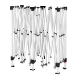 WOLTU Gazebo de pavillon pliant réglable 3x6m avec 6 parois latérales Tente de fête de protection UV étanche avec sac de transport pour pique-nique
